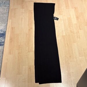 Black Knit Scarf/ single arm shawl